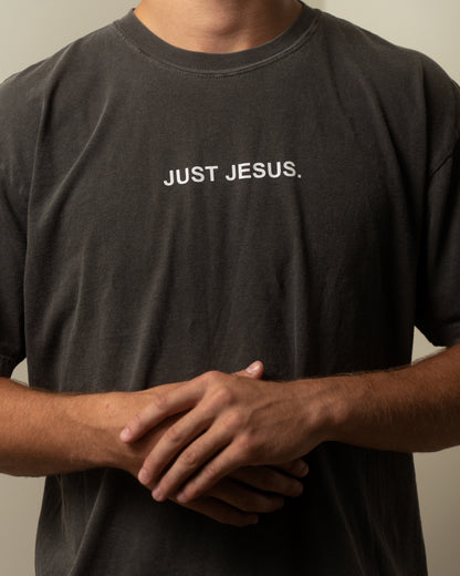 Just Jesus. Charcoal Shirt