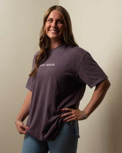 Just Jesus. Plum Shirt