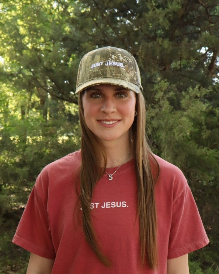 JUST JESUS. Camo Hat