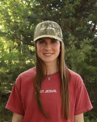 JUST JESUS. Camo Hat
