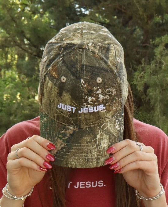 JUST JESUS. Camo Hat